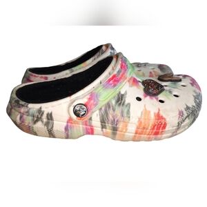 Crocs Shoes Classic Lined Tie Dye Clog Women's Size 6 Men's Size 4